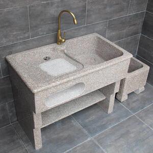 930人付款淘宝阳台加深洗衣盆带搓洗板石下搓x衣池台下脸盆大理石台下