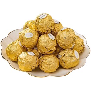 费金沙球形巧克力罗列结婚喜糖散装批5斤婚庆果仁婚(代可可脂)