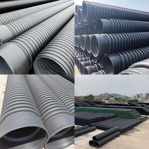 排水管300 hdpe工程市政雨污水hdpe双壁波纹管国标农村增强联塑