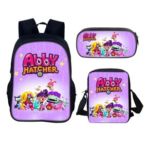 Abby Hatcher艾比海切尔书包卡三件套笔袋双肩背包