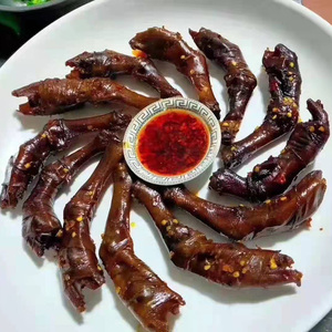 湖南邵阳特产腊鸭掌包肉卤鸭爪即食熟食小零食柴火