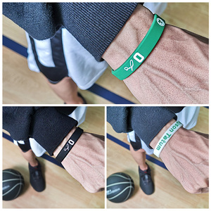 塔图姆0号手环凯尔特篮球v腕带男人学生朋友女硅胶套装单个条橡胶