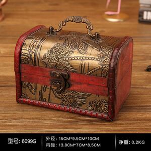 i中国风拍摄收纳箱装饰手饰盒精致古代木盒子小号s首饰有盖储物盒
