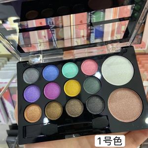 日浩 卧蚕珠光哑光儿童表演眼影盒彩妆眼影盘14色眼影大地色眉粉
