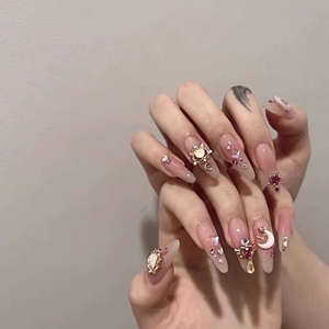 网红爆款美甲贴片美少女战士水冰月仙女甲手工定制穿戴甲小红书
