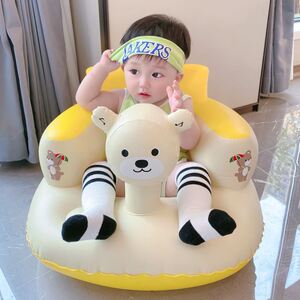 学座椅五个月学做沙发婴儿洗澡座椅神器宝宝充气靠坐小沙发6个月