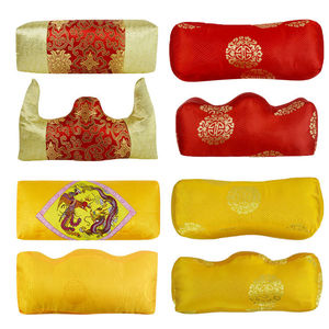 寿枕 男女寿衣枕头脚枕 软枕皇帝枕 龙凤老人冲喜死人殡葬用品