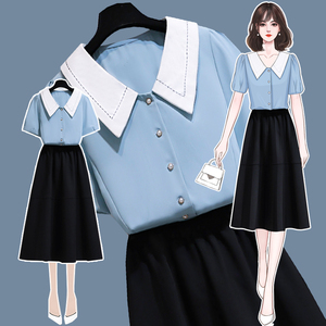 教资面试女装夏季连衣裙穿搭服装套装招聘正式场合教师证资格衣服