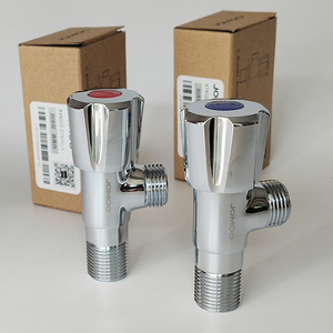 九牧角阀全铜三通冷热水加长一进二出进水阀4分八字阀门正品74026