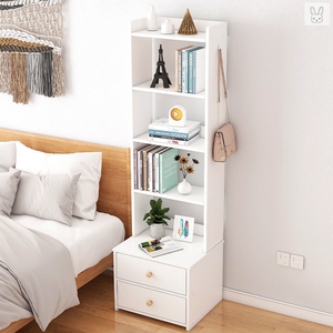 床头柜带书架一体