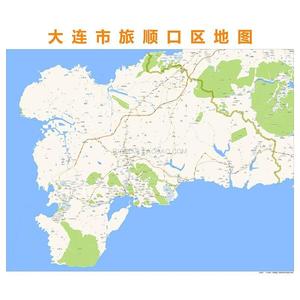 辽宁大连旅顺口地图图片