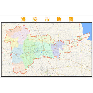 海安乡镇地图高清版图片