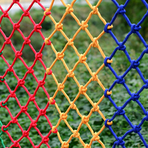 尼龙网防掉网外架挑网儿童安全网定制工业丝攀爬网隔离楼梯防坠网