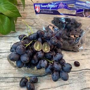 智利无籽黑提2斤新鲜脆提子进口甜黑妇葡萄新鲜孕水果发顺丰空运