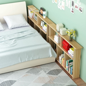 床尾夹缝书架床边靠墙窄置物架床头缝隙架子床尾卧室落地宿舍收纳