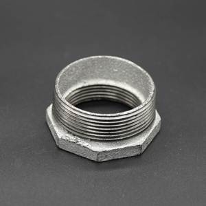 现货镀锌补芯内外丝直接变径接头镀锌管件玛钢管件补心dn2515螺纹