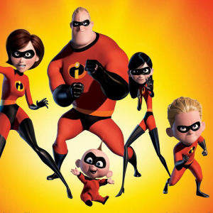 超人总动员1-2 小孩儿童学英语原声音原版动画片车载英文dvd碟片