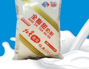 红星全脂甜奶粉350g 红星全脂奶粉1袋