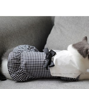 Tub网红ins狗狗猫咪宠物衣服可爱公主水手服原创薄款纯棉英短包。
