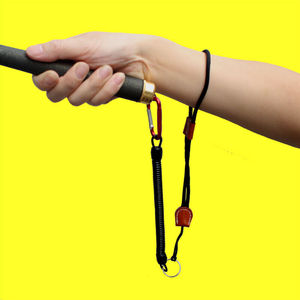 日式竞技失手绳钓鱼用品渔具装备钓鱼工具失手绳腕式弹簧伸缩