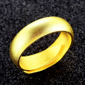 越南沙金戒指男磨砂