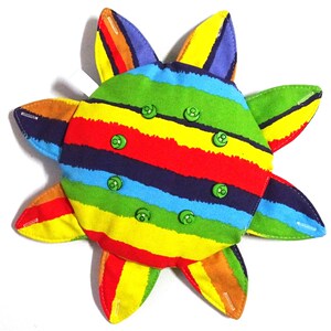 幼儿园布艺飞盘儿童练习扣扣x子亲子游戏玩具太阳花软家厚帆布飞