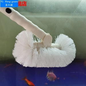 鱼缸刷清洗加长柄可伸缩无死角刷子除藻刷清理内壁鱼缸刷工具