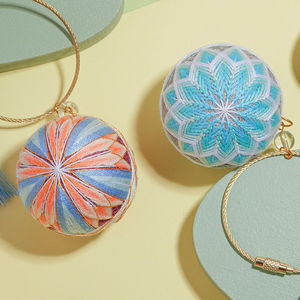 diy刺绣手工编织手鞠球diy材料包绣球传统手工车挂钥匙扣手工入门