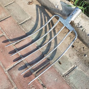 五股叉全钢实心钢叉农用工具草叉粪叉秸杆叉翻地家用户外园林叉子