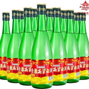 山西晋泉高粱白酒五年陈酿42度500ml*12瓶清香型纯粮食高粱酒