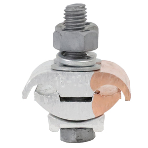 加厚连接绝缘夹板线径全铜勾形并沟线夹全铝并r跨铝线接线夹纯铝