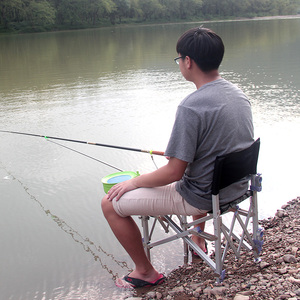 能折叠钓椅可升降座椅台钓椅户外d便携钓鱼凳子竹淼钓鱼椅渔具