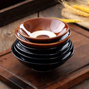 老式粗土砂碗梅菜扣肉专粉蒸古代喝酒的蒸蛋大容量吃饭沙钵馄炖复