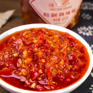 坛坛乡精致剁辣椒210克瓶装剁辣椒酱无油辣椒酱农家自制炒菜