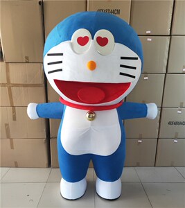 求婚表白神器婚礼布置发传单哆啦a梦卡通人偶服装机器猫玩偶道具