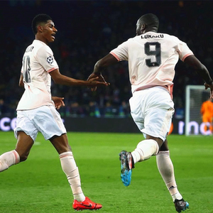 1819曼联客场球衣复古10号拉什福德粉色欧冠博格巴足球服卢卡库男