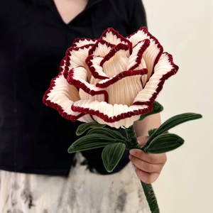 超大巨型玫瑰花扭扭棒花束手工diy材料包成品520情人节礼物送女友