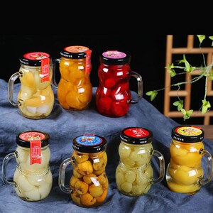 罐头整箱新鲜水果罐头玻璃水杯罐头黄桃桔子雪梨什锦地方特产