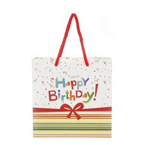 儿童生日礼物袋 宝宝满月回礼品袋手提袋子可爱创意服饰大小纸袋
