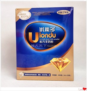 优利士羊奶粉中老年配方优能多高钙成人益生菌羊奶