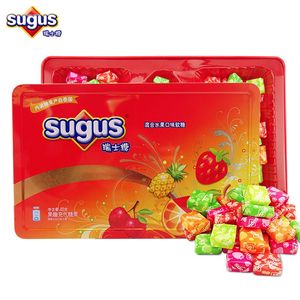 箭牌sugus瑞士糖 413g混合水果口味软糖 年糖 糖果零食