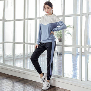 美蓓婷(meibeiting)新款瑜伽服套装宽松大码健身服秋冬户外晨跑