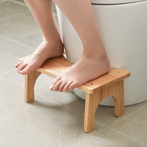儿童马桶脚踩凳厕所蹲坑神器实木u型脚踏凳加高垫撑脚凳子小板凳
