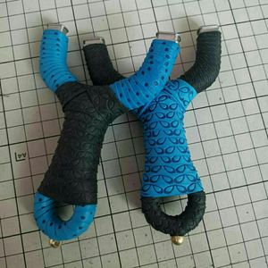 甬水虎新款钛合金tc21快压夹片一体扁皮弓正品c5d5弹弓304不锈钢