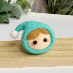 淘宝新品免1 十二星座羊毛毡戳戳乐手工制作diy新手t入门学生亲子定制