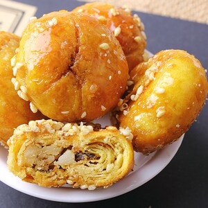 老街口红糖酥饼500gx2桶装梅干菜肉金华黄山烧饼特产小吃