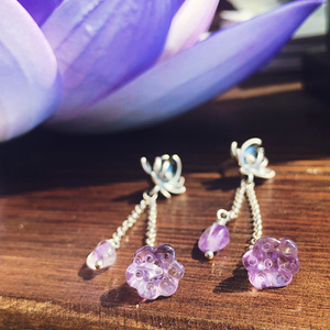 魔道晶生周边祖师 n云梦雕氏江澄九瓣莲花手工江刻紫水衍莲蓬耳l