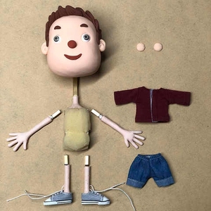 定格动画人偶定制阿德曼泥偶定制/硅胶人偶/偶动画/广告动画