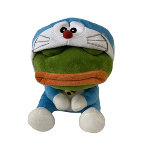 正版哆啦a梦悲伤蛙玩偶公仔机器猫情人节孤寡脱单激励女神节礼物