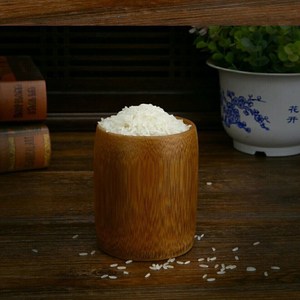 家用老式竹米斗量米筒量米杯勺米桶杯子升量米器竹制舀米杯
